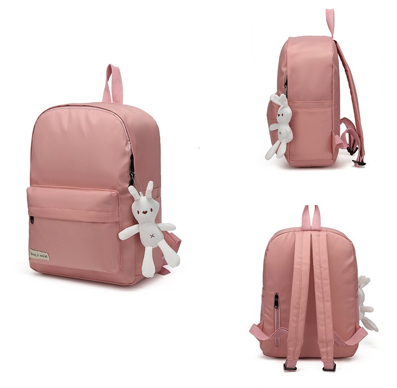 Backpack Women Fashion Shoulderbags Solid Color Patchwork Sweet Girl Street School Bags Backpacks Zipper Design Casual Bags Backpack Women Fashion Shoulderbags Solid Color Patchwork Sweet Girl Street School Bags Backpacks Zipper Design Casual Bags