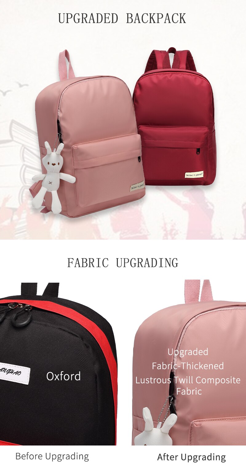 Backpack Women Fashion Shoulderbags Solid Color Patchwork Sweet Girl Street School Bags Backpacks Zipper Design Casual Bags Backpack Women Fashion Shoulderbags Solid Color Patchwork Sweet Girl Street School Bags Backpacks Zipper Design Casual Bags