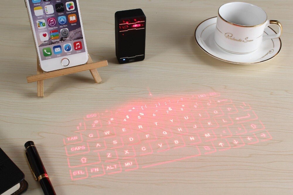 Virtual Projection keyboard Laser Wireless Bluetooth Portable for