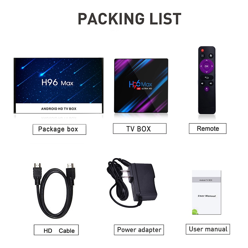 H96 MAX RK3318 Smart Android TV Box 16GB 32GB 64GB Media player 4K Wifi Netflix Set top Box Media Player Youtube Android 9.0 BOX H96 MAX RK3318 Smart Android TV Box 16GB 32GB 64GB Media player 4K Wifi Netflix Set top Box Media Player Youtube Android 9.0 BOX