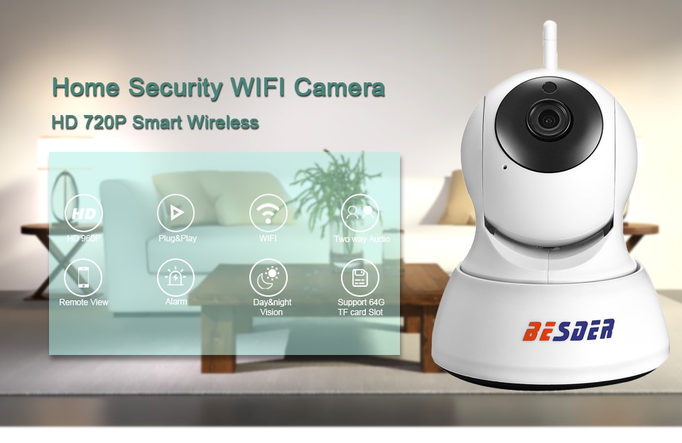 BESDER 1080P 720P Home Security IP Camera Two Way Audio Wireless Mini Camera Night Vision CCTV WiFi Camera Baby Monitor iCsee BESDER 1080P 720P Home Security IP Camera Two Way Audio Wireless Mini Camera Night Vision CCTV WiFi Camera Baby Monitor iCsee