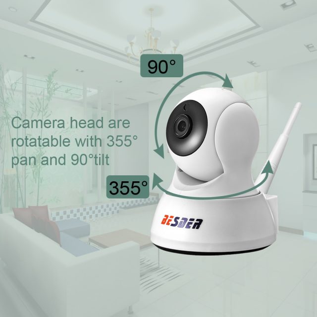 BESDER 1080P 720P Home Security IP Camera Two Way Audio Wireless Mini Camera Night Vision CCTV WiFi Camera Baby Monitor iCsee