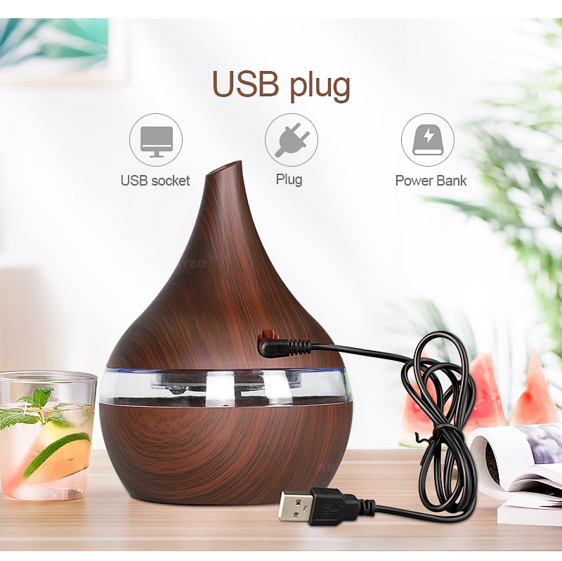 Wood Aromatherapy Air Humidifier Wood Aromatherapy Air Humidifier