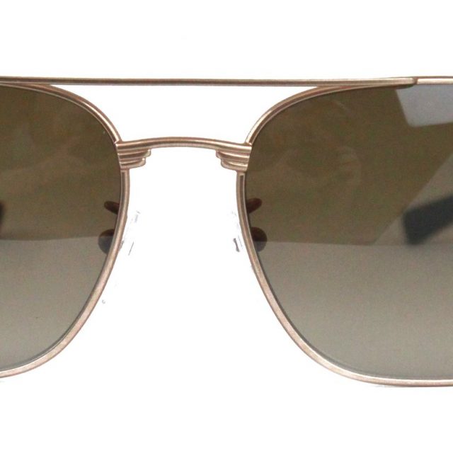 Police S8952M 648X Aviator Sunglasses Brown Polarized Lens with UVA and UVB Protection