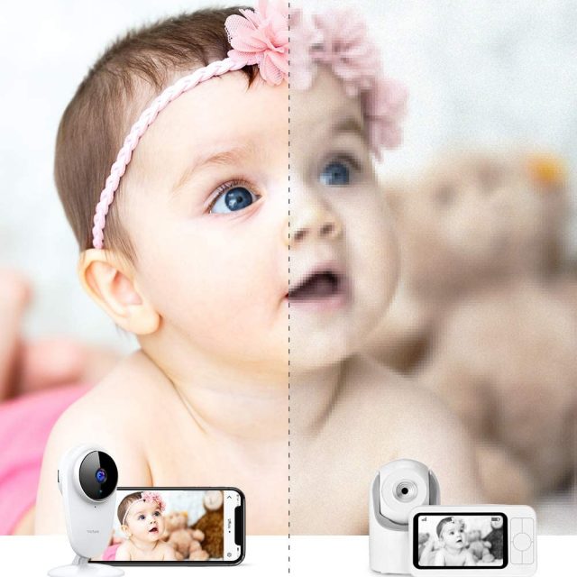 Victure PC420 Baby and Pet Monitor Security Camera 1080P Wireless Indoor Home Security Camera with Two-Way Audio Motion Detection and Night Vision for Baby, Pets, Nanny, Elderly and Persons with Special Needs And Disabilities Compatible with iOS & Android System